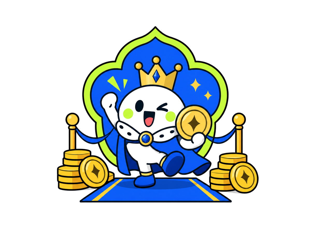 A hero character with a crown and a glowing profile frame beside a stack of gold coins: a VIP membership